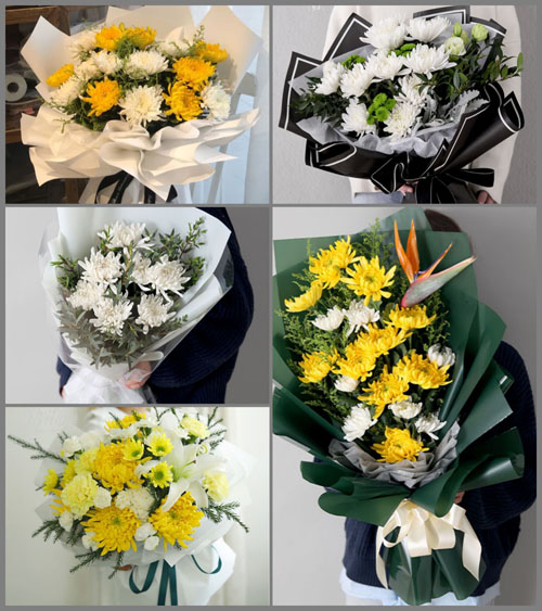 贵州黔南州惠水县好花红镇崇学村白事花束代送